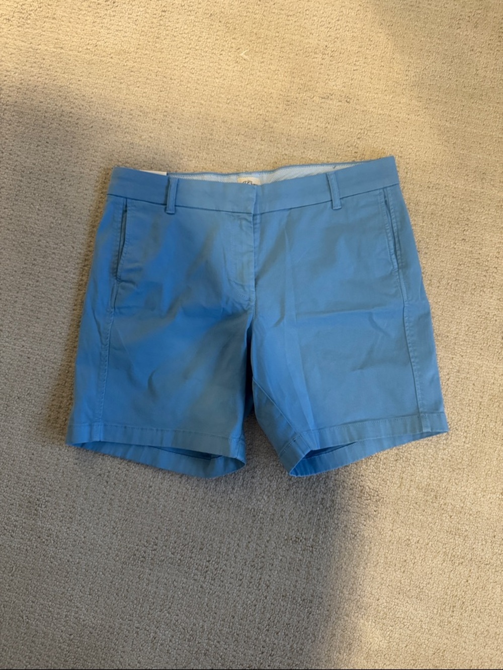 J crew Blue Women's Classic Cotton chino shorts